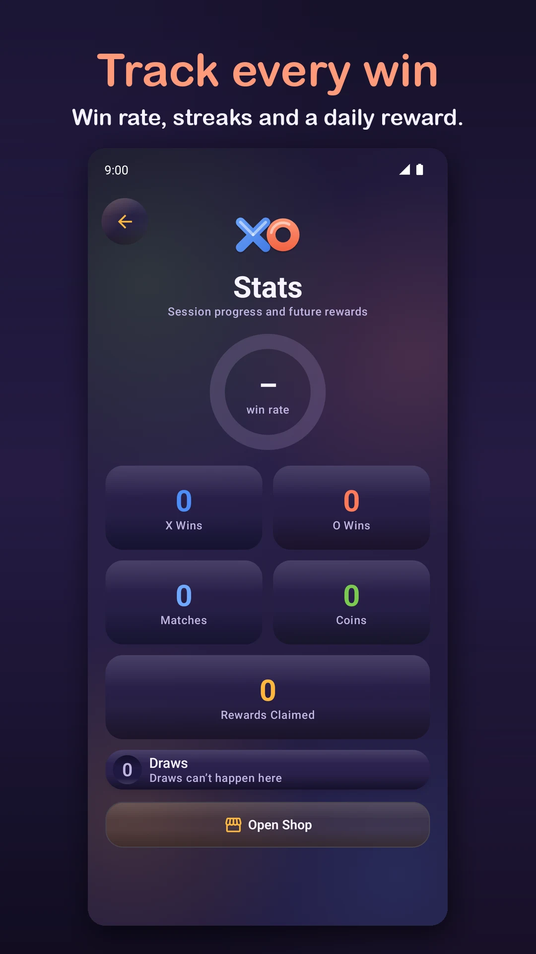 Tic Tac Toe: Slide XO, No Draw screenshot